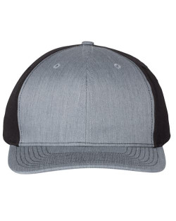 Casquette camionneur avec panneaux arrière en sergé