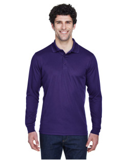 Polo performance pour homme en piqué Pinnacle de CORE365MC à manches longues