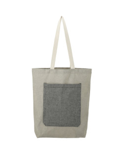 Cabas à poche en coton recyclé