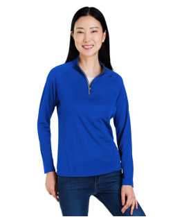 Zip quart de zip Origin Performance en piqué pour femme