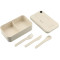 Bamboo Fiber Lunch Box with Utensils