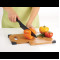 Bamboo Cutting Board with Knife