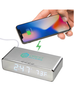 Keen Wireless Charging Desk Clock