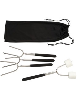 Extendable 34" Roasting Sticks with Carrying Case