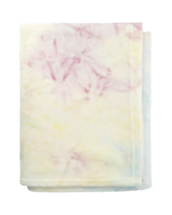 Couverture polaire en flanelle tie-dye