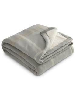 Plaid Fleece Sherpa Blanket
