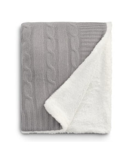 Field &amp; Co.® Cable Knit Sherpa Blanket