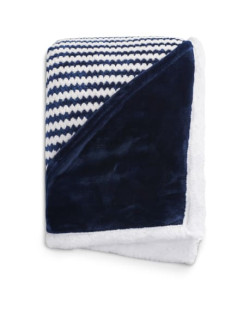 Field &amp; Co.® Chevron Striped Sherpa Blanket