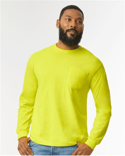 Ultra Cotton® Long Sleeve Pocket T-Shirt