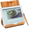 Tablet or Recipe Book Stand with Ballpoint Stylus