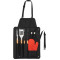 BBQ Now Apron and 7 piece BBQ Set