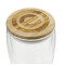 Easton Glass cup with FSC Bamboo lid 12oz