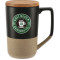 Tahoe Tea & Coffee Ceramic Mug with Wood Lid 16oz