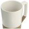 Tahoe Tea & Coffee Ceramic Mug with Wood Lid 16oz