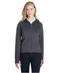 Ladies' Hayer Full-Zip Hooded Fleece Jacket