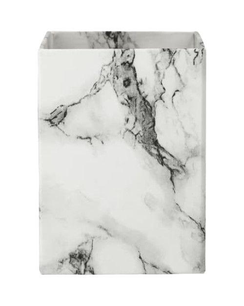 4 Piece Faux Marble Desktop Set
