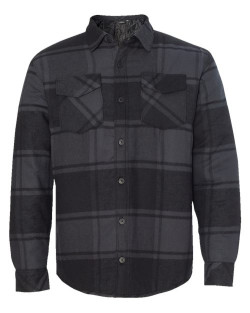 Quilted Flannel Shirt Jacket