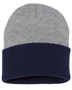 Colorblocked 12" Cuffed Beanie