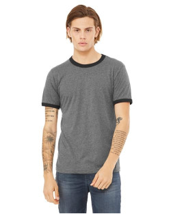 T-shirt ringer jersey à manches courtes pour hommes