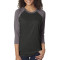 Unisex Triblend 3/4-Sleeve Raglan