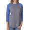 Unisex Triblend 3/4-Sleeve Raglan
