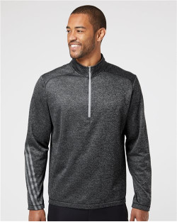 Brushed Terry Heathered Quarter-Zip Pullover