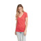 Ladies' CVC Deep V-Neck T-Shirt