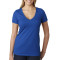 Ladies' CVC Deep V-Neck T-Shirt