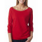 Ladies' French Terry 3/4-Sleeve Raglan