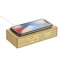 Bamboo Wireless Charging Desk Clock
