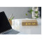 Bamboo Wireless Charging Desk Clock