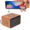 Wood Bluetooth Speaker with Wireless Charging Pad