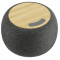 Garm Fabric & Bamboo Speaker with Wireless Chargin