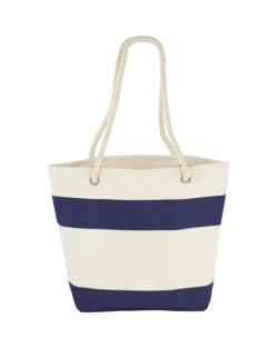 Capri Stripes 12oz Cotton Canvas Shopper Tote