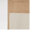 Jute Shopper Tote with Recycled Cotton Pocket