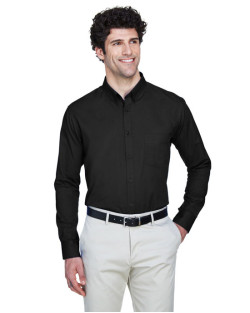 Chemise en twill pour homme de taille longue Operate de CORE365MC à manches longues