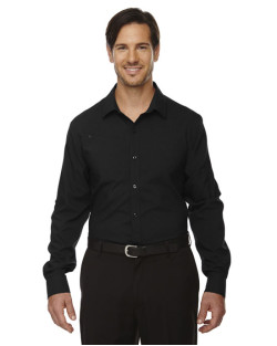 Chemise performance pour homme Rejuvenate de North End SportMD Rouge avec manches à rouler