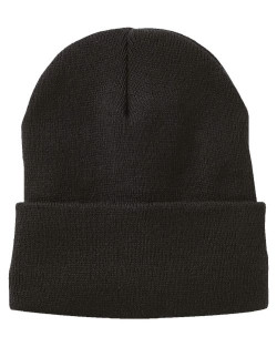 Jersey Lined 12" Cuffed Beanie