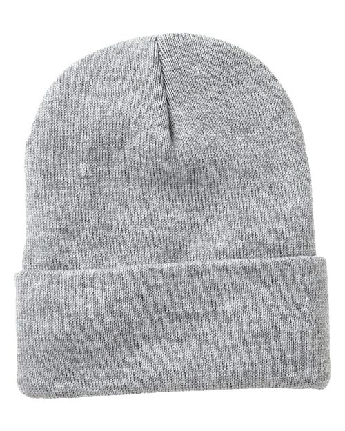 Sherpa Lined 12" Cuffed Beanie