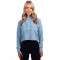 Ladies' Cropped Pullover Hooded Sweatshirt