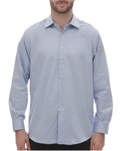 Chemise à M/L pour hommes en coton extensible