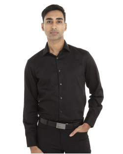 Non-Iron Pincord Slim-Fit Shirt