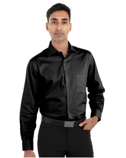 Chemise extensible à M/L avec col souple pour hommes 