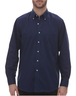 Chemise en sergé à M/L pour hommes