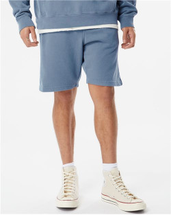 Pigment-Dyed Fleece Shorts