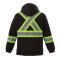 L00682 - Freedom - Men's Hi-Vis Full Zip Fleece Hoodie