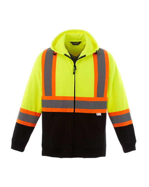 L00682 - Freedom - Men's Hi-Vis Full Zip Fleece Hoodie