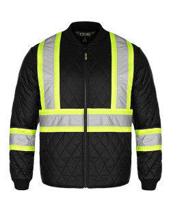 L01220 - Patch - Men's Hi-Vis Quilted Freezer Jacket