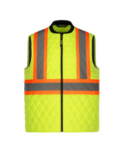 L01225 - Mack - Gilet matelassé haute visibilité pour hommes