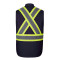 L01295 - Titan - Men's Hi-Vis Cotton Canvas Vest with Sherpa Lining